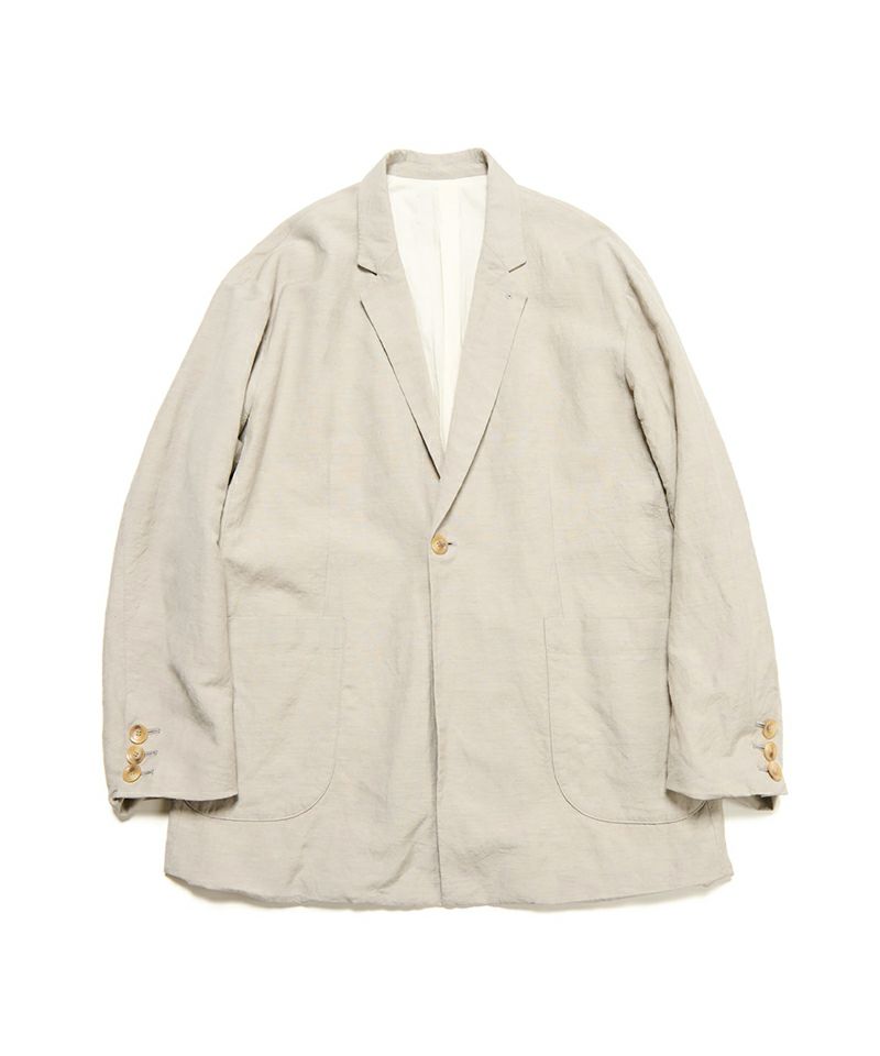 ＜SOPHNET.＞LINEN WOOL RELAX FIT 1BUTTON BLAZER