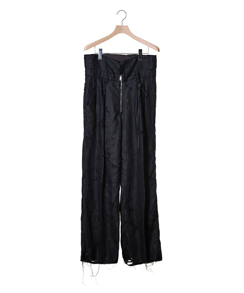 ＜Midorikawa＞LINEN SLACKS (MID25SS-PT01)