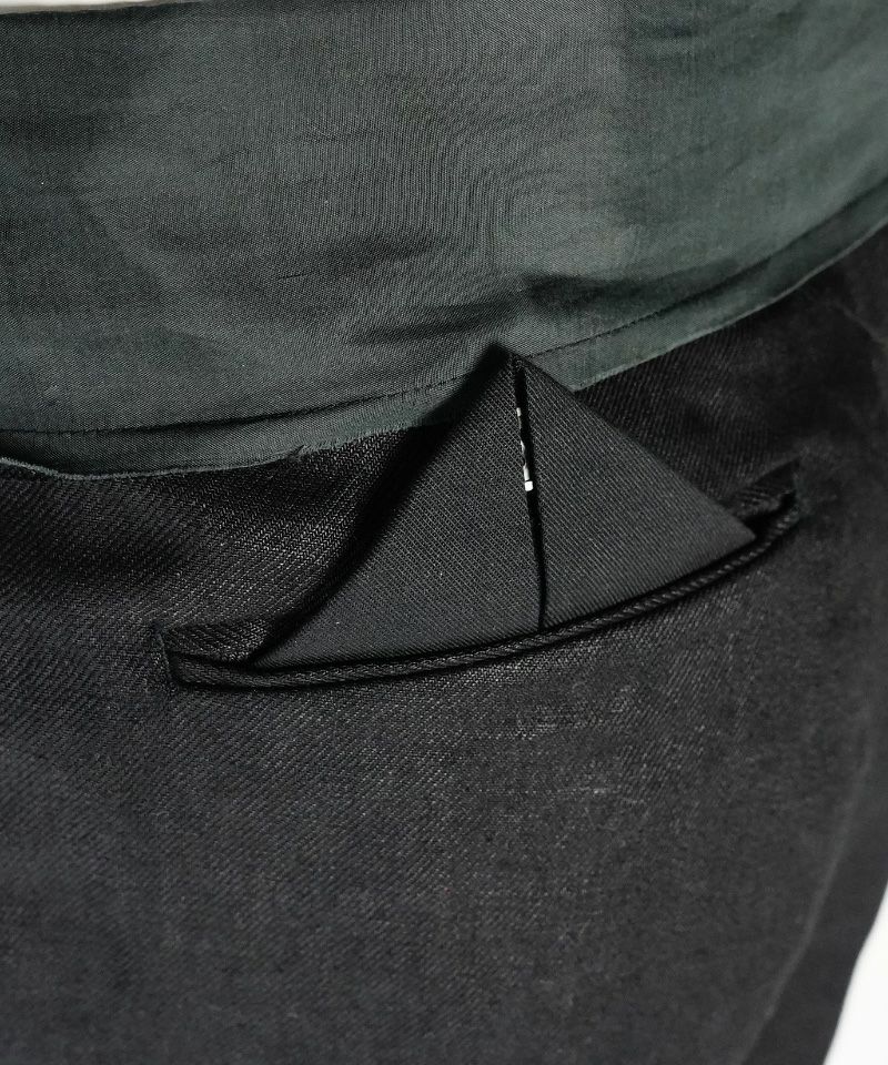 Midorikawa＞LINEN SLACKS (MID25SS-PT01) | MAKES ONLINE STORE