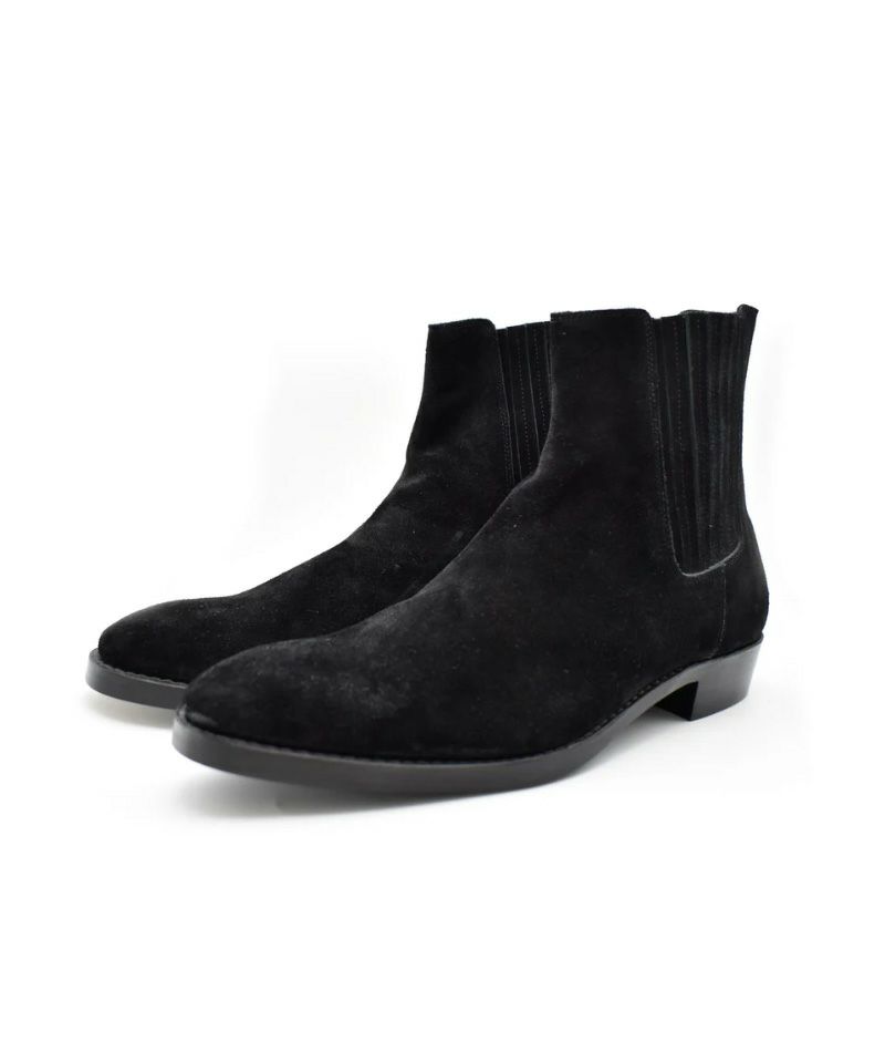 専用　マインデニム スエード サイドゴアブーツ　43 MINEDENIM 20%OFF マインデニム Suede Leather Side Gore Boots