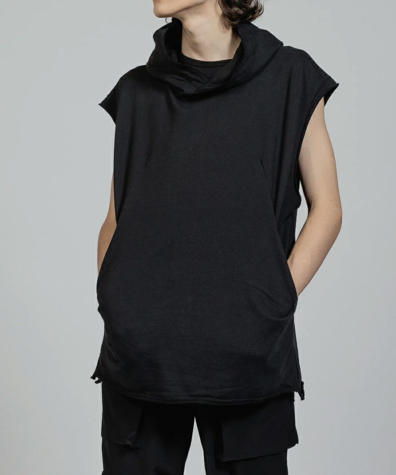 The Viridi-anne＞Sweat sleeveless hoodie | MAKES ONLINE STORE