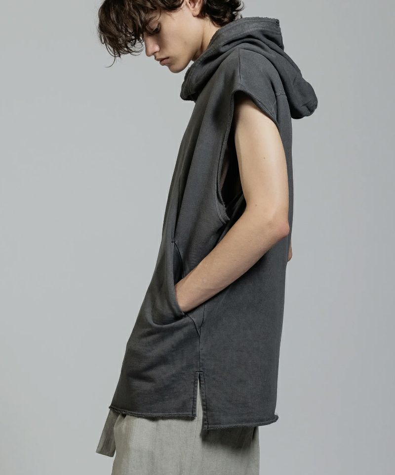 The Viridi-anne＞Sweat sleeveless hoodie | MAKES ONLINE STORE