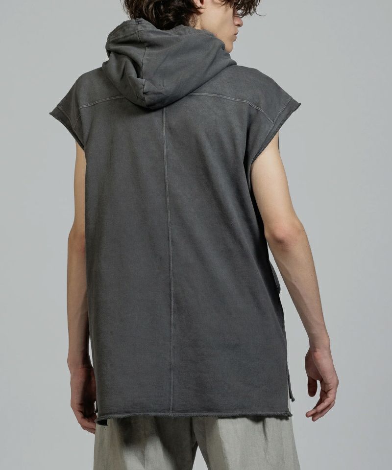 The Viridi-anne＞Sweat sleeveless hoodie | MAKES ONLINE STORE