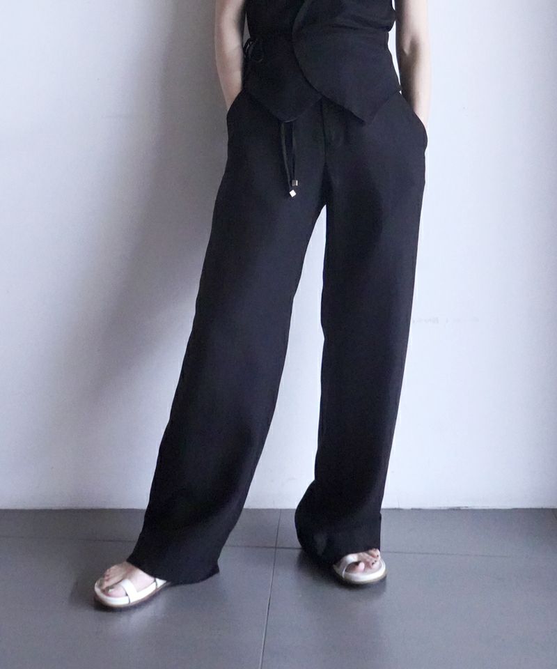 ＜seya.＞NAP PANTS（BLACK）