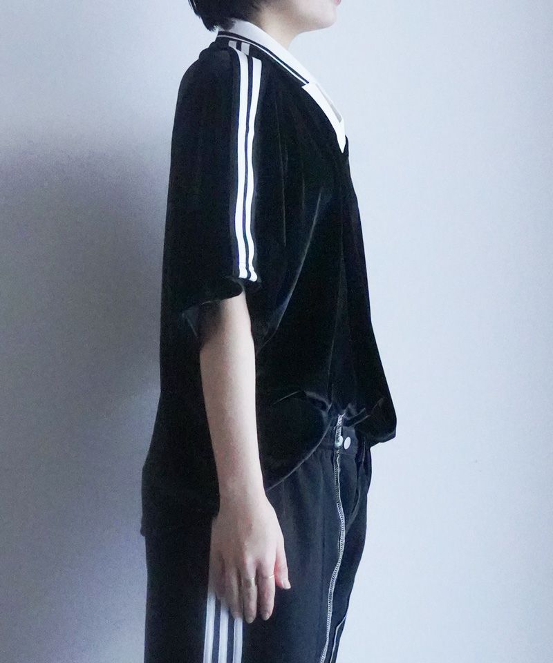 BASICKS＞Velvet Football Sleeve Shirt | MAKES ONLINE STORE