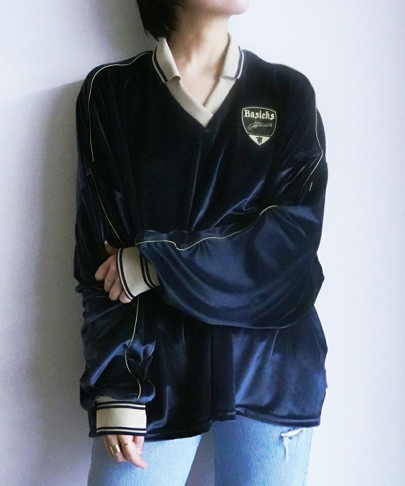口コミ・レビュー評価が高いおすすめ人気商品の通販 BASICKS＞Velvet Football STORE ONLINE MAKES | Shirt トップス