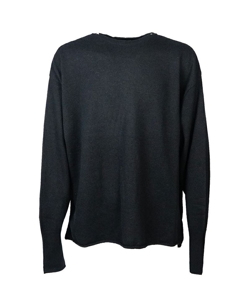 comoli 25ss ウール和紙コモリニット COMOLI ウール和紙 コモリニット NAVY | CASANOVA&CO