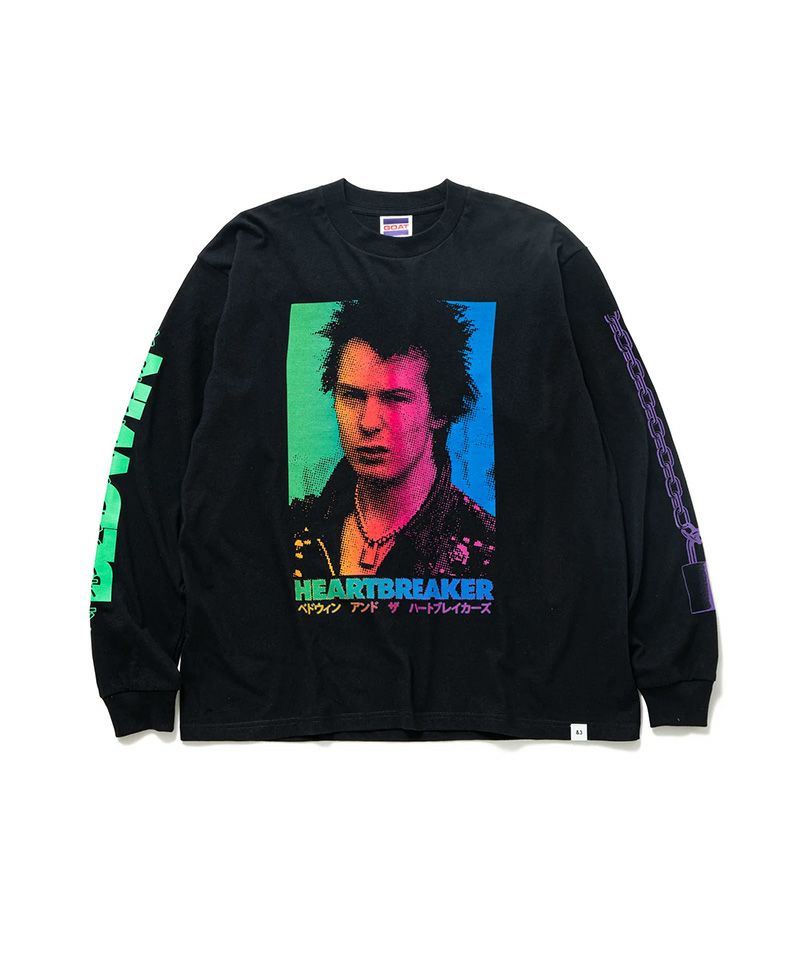 ＜BEDWIN＆THE HEARTBREAKERS＞L/S PRINTED T "OLDMAN"