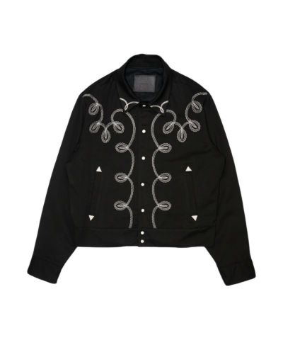 ジャケット・アウター The Letters WESTERN SHORT RIB ZIP JACKET The Letters＞WESTERN SHORT RIB ZIP JACKET -COTTON COUDUROY