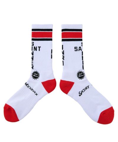 【あす楽対応】 SAINT STORE ONLINE MAKES | RED / SINNER SAINT / MICHAEL＞SOCKS レッグウェア