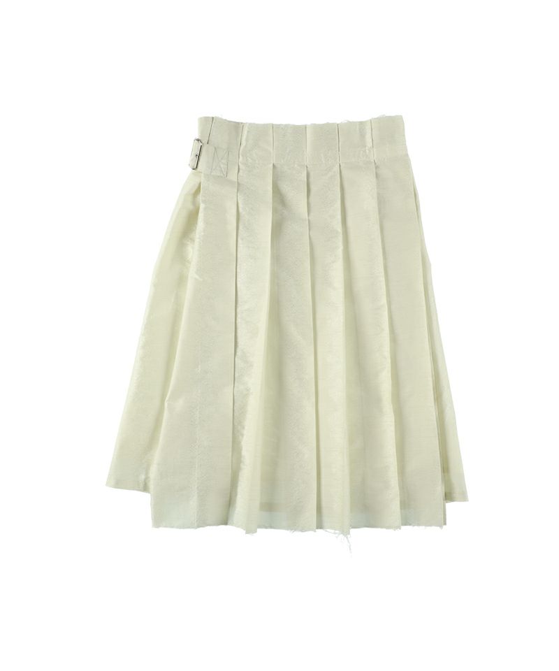 ＜sulvam＞ベルトプリーツスカート