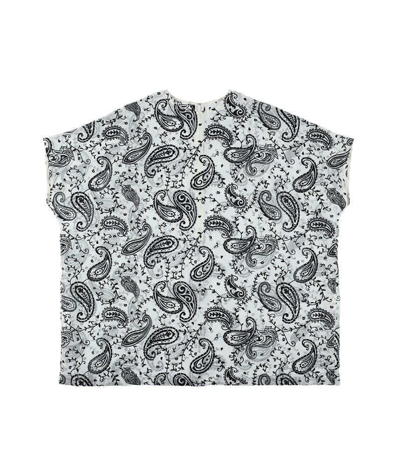 ＜sulvam＞ペイズリーショートシャツ