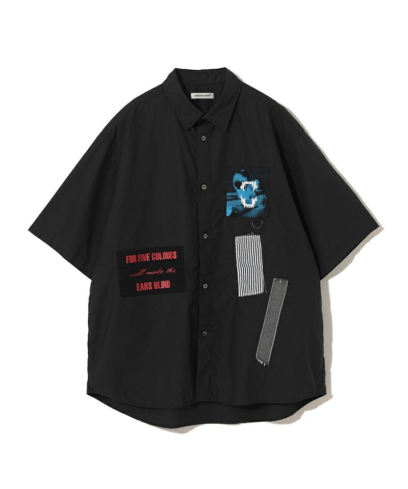 ＜UNDERCOVER＞タイプ ライターランダムパッチ半袖シャツ