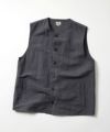 ＜GOLD＞LINEN / WOOL TROPICAL SPORTS JACKET CREW NECK VEST