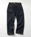 ＜GOLD＞RECYCLED WASTE SUVIN COTTON YARN 14oz.DENIM 5POCKET STRAIGHT PANTS