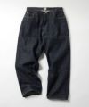 ＜GOLD＞RECYCLED WASTE SUVIN COTTON YARN 14oz.DENIM 5POCKET WIDE PANTS VINTAGE WASHED