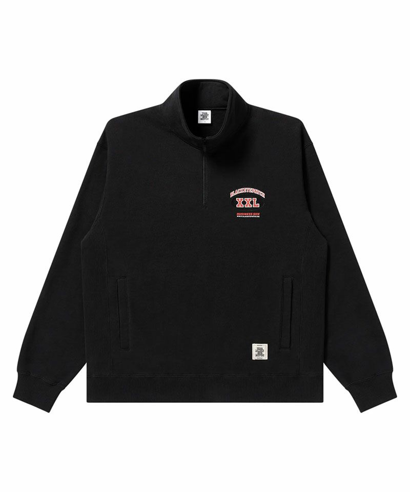 BlackEyePatch＞BUSINESS SIZE HALF ZIP SWEAT | MAKES ONLINE STORE