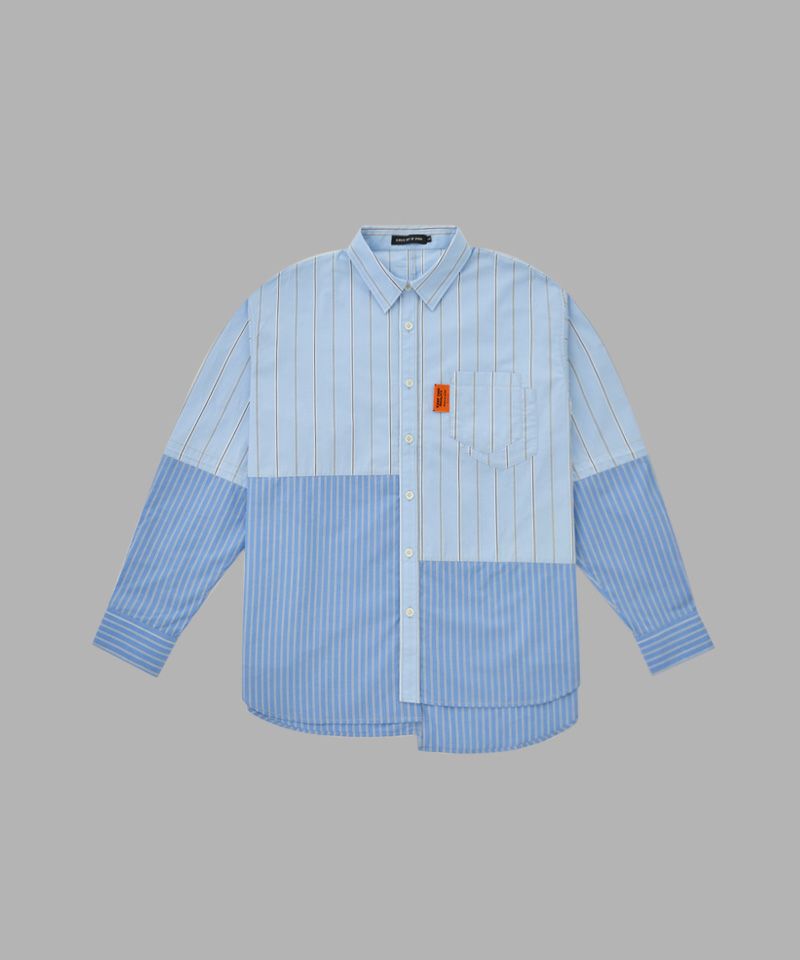 ＜ALWAYS OUT OF STOCK＞CRAZY STRIPE L/S SHIRT