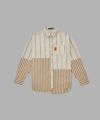 ＜ALWAYS OUT OF STOCK＞CRAZY STRIPE L/S SHIRT