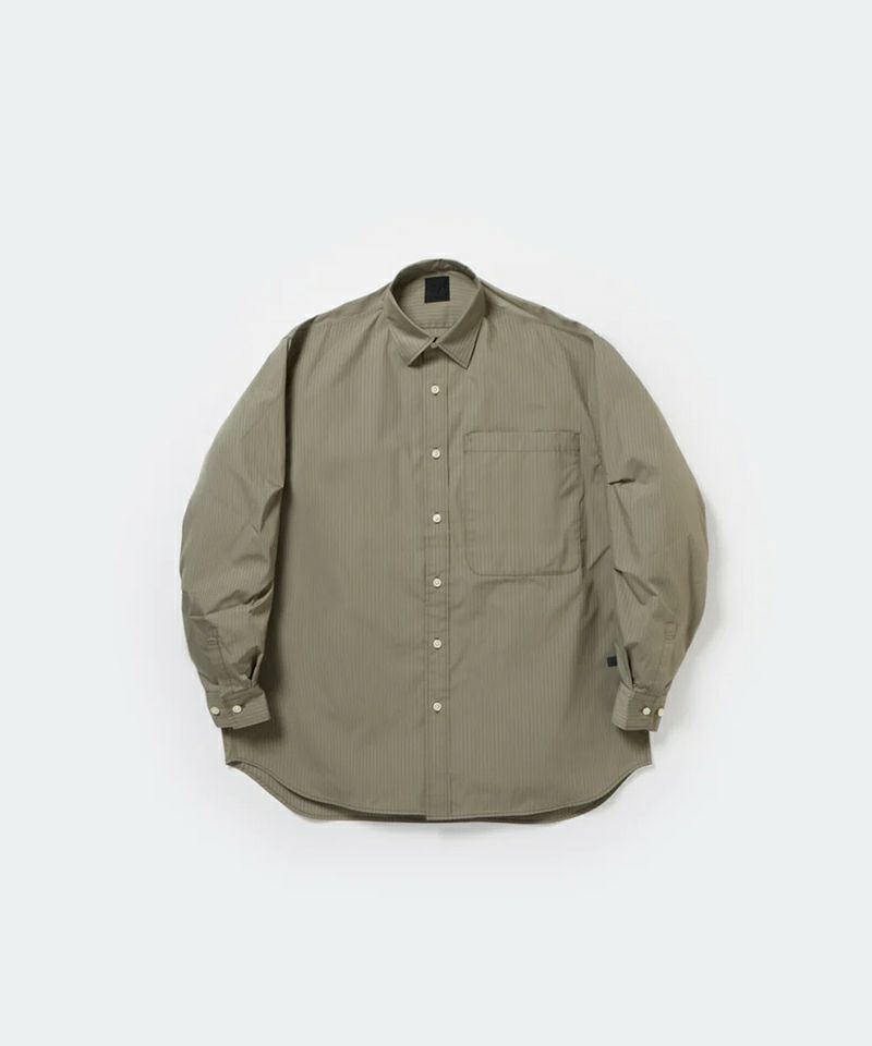 ＜DAIWA PIER39＞W's TECH REGULAR STRIPE SHIRT L/S