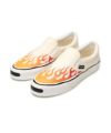 ＜KAMIYA＞"Cornell"Fire Pattern Vulcanized Slip on Sneaker