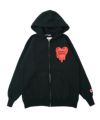 ＜EMOTIONALLY UNAVAILABLE＞EU DARKSIDE FULL ZIP/BLACK