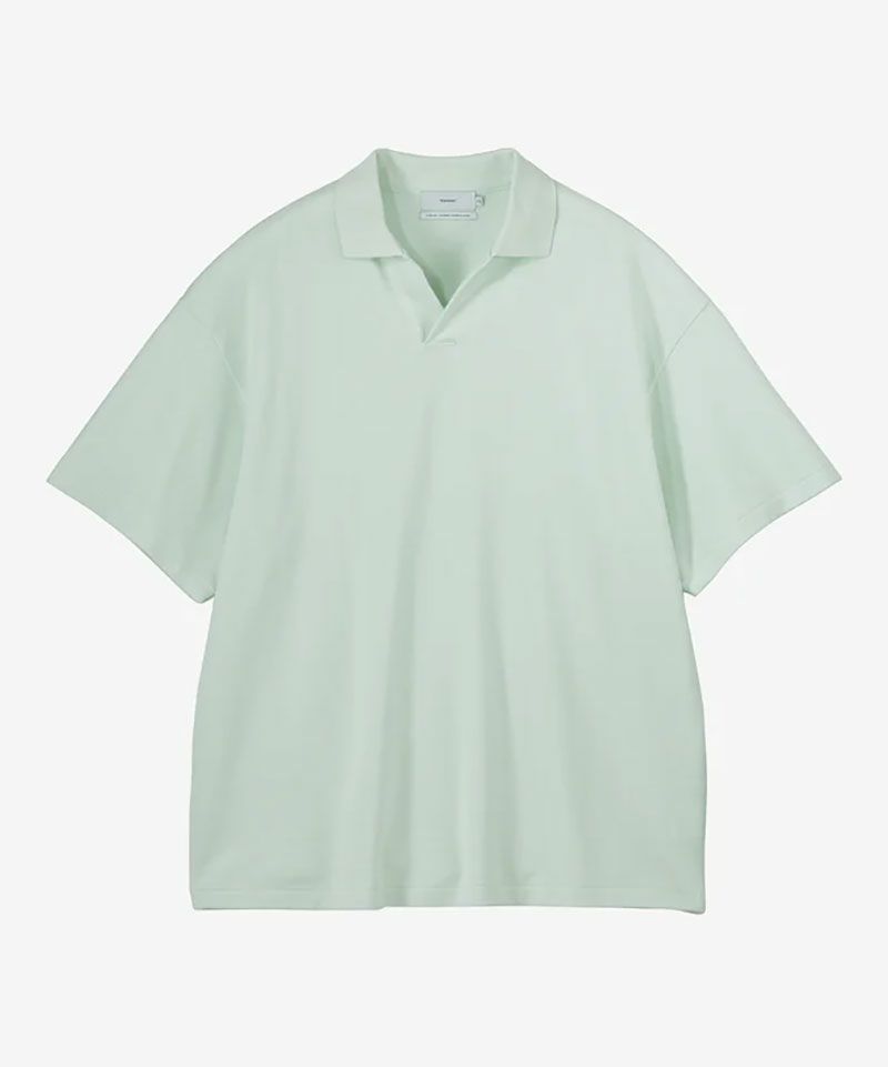 25SS グラフペーパー　スキッパー　ポロシャツ Graphpaper Cotton Pique Jersey S/S Skipper Polo ゆったりと