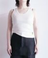 ＜PHOTOCOPIEU＞ROUND-HEM TANK TOP