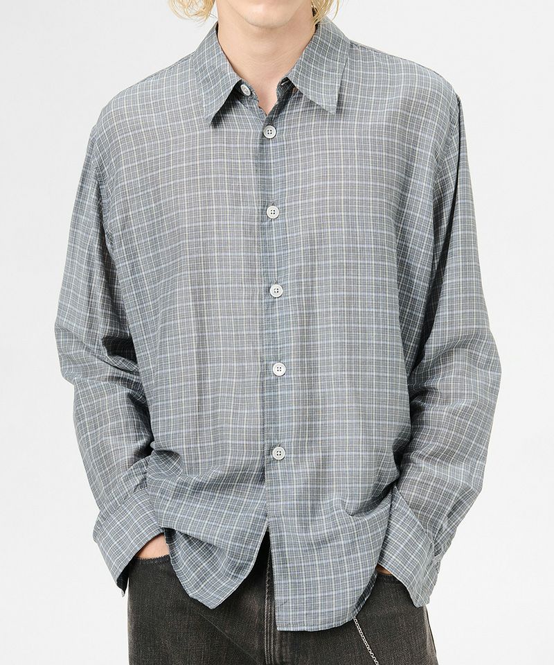 ＜OUR LEGACY＞BEYOND SHIRT-Picnic Check Cotton Silk-
