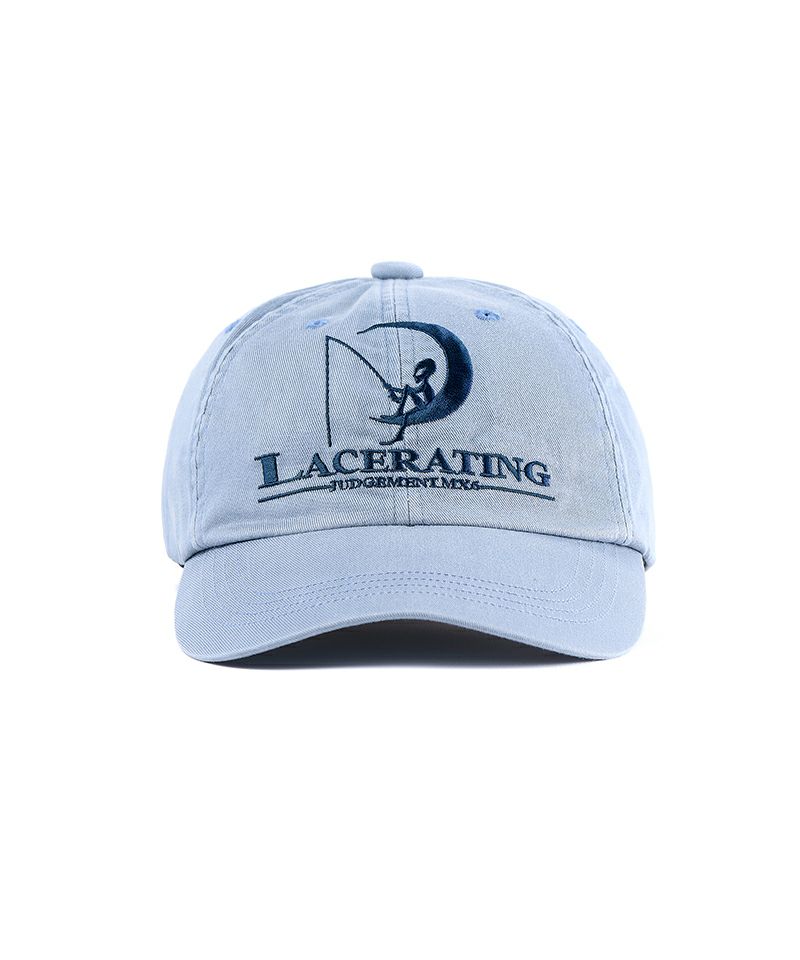 ＜SAINT MICHAEL＞6PANEL CAP / LACERATING / BLUE