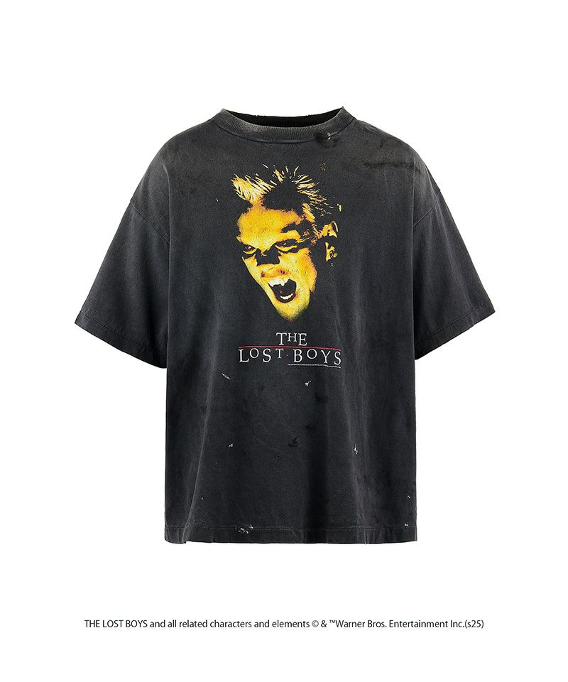 ＜SAINT MICHAEL＞LB_SS TEE / VANPIRE / BLACK