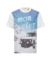 ＜MONCLER＞X MERCEDES-BENZ BY NIGO Printed Cotton T-Shirt (8C0000389AB9)