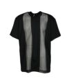 ＜COMME des GARCONS HOMME PLUS＞エステル鹿の子×エステルメッシュTシャツ (PO-T016-051)