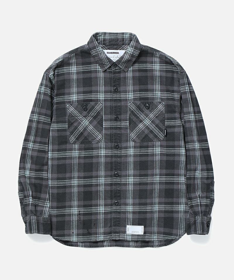 NEIGHBORHOOD＞SAVAGE TARTAN CHECK SHIRT LS | MAKES ONLINE STORE