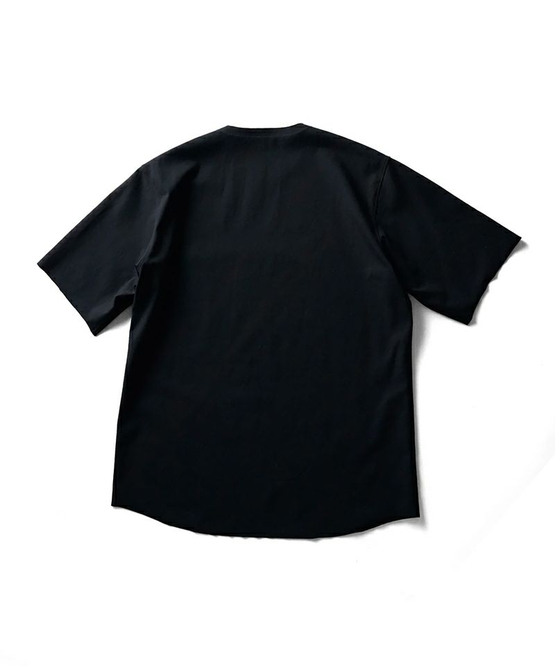 山内　フリーカット強撚ポンチ・Tシャツ(yc55)　white yc55-251 / 強撚フリーカットポンチ・ショートスリーブTシャツ