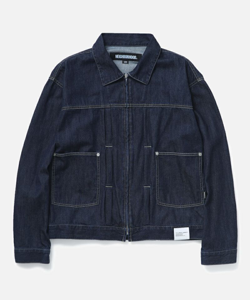 NEIGHBORHOOD＞WASHED LW DENIM ZIP JACKET | MAKES ONLINE STORE