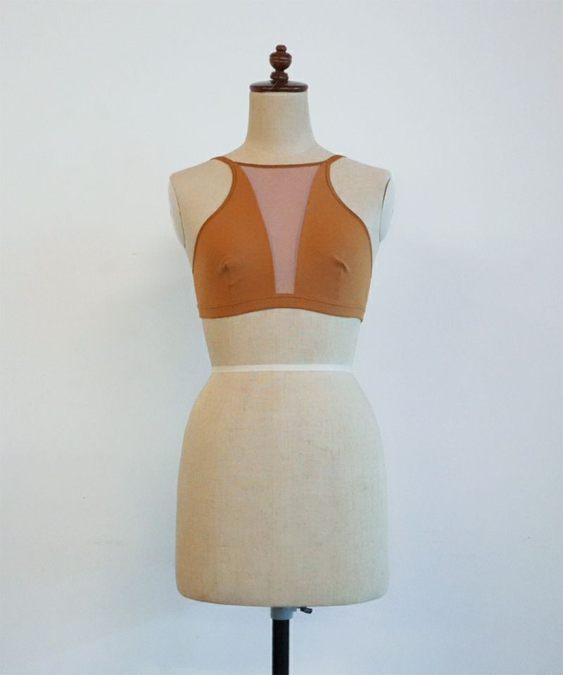 ＜OVERNEATH＞Bra067(Camel)