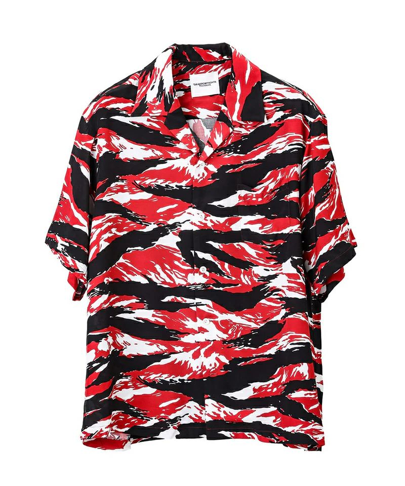 ＜TAKAHIROMIYASHITATheSoloist.＞hawaiian shirt.(tiger camouflage)