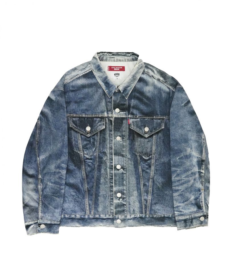 綿ツイル インクジェットプリントLevi's Wネーム BerBerJin