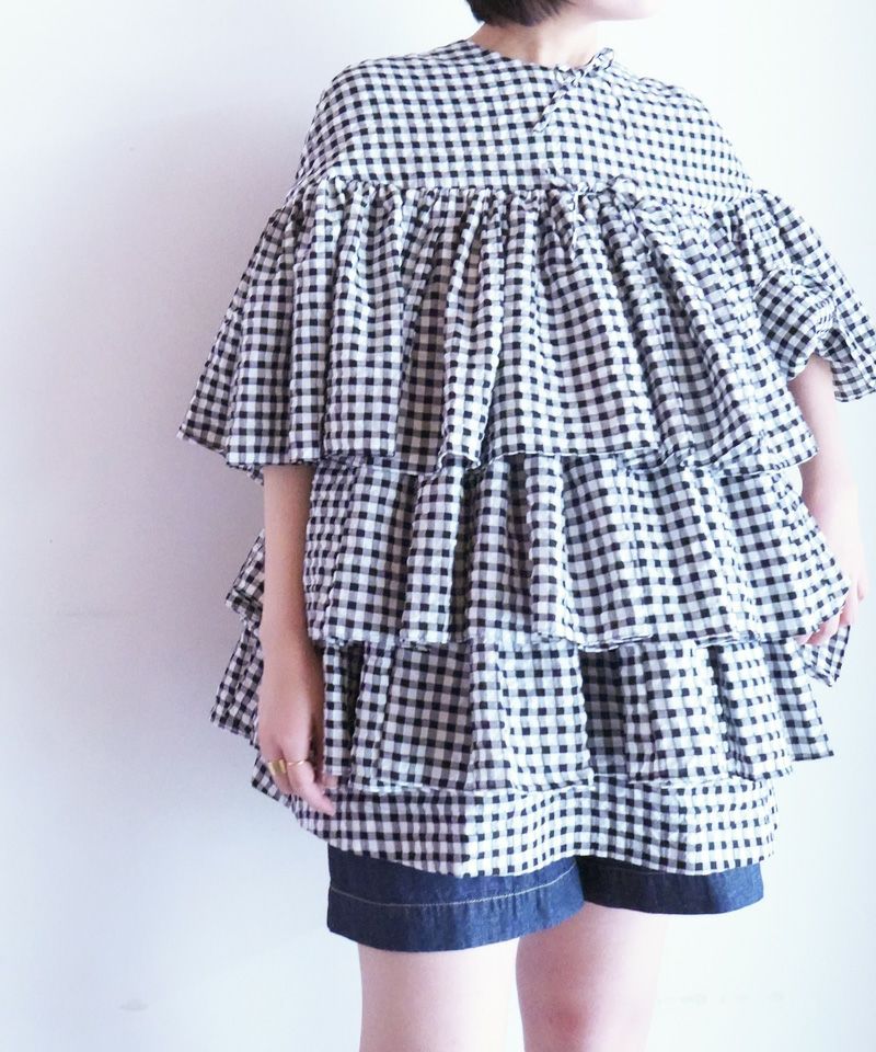 ＜Meryll Rogge＞GINGHAM SHIRTING