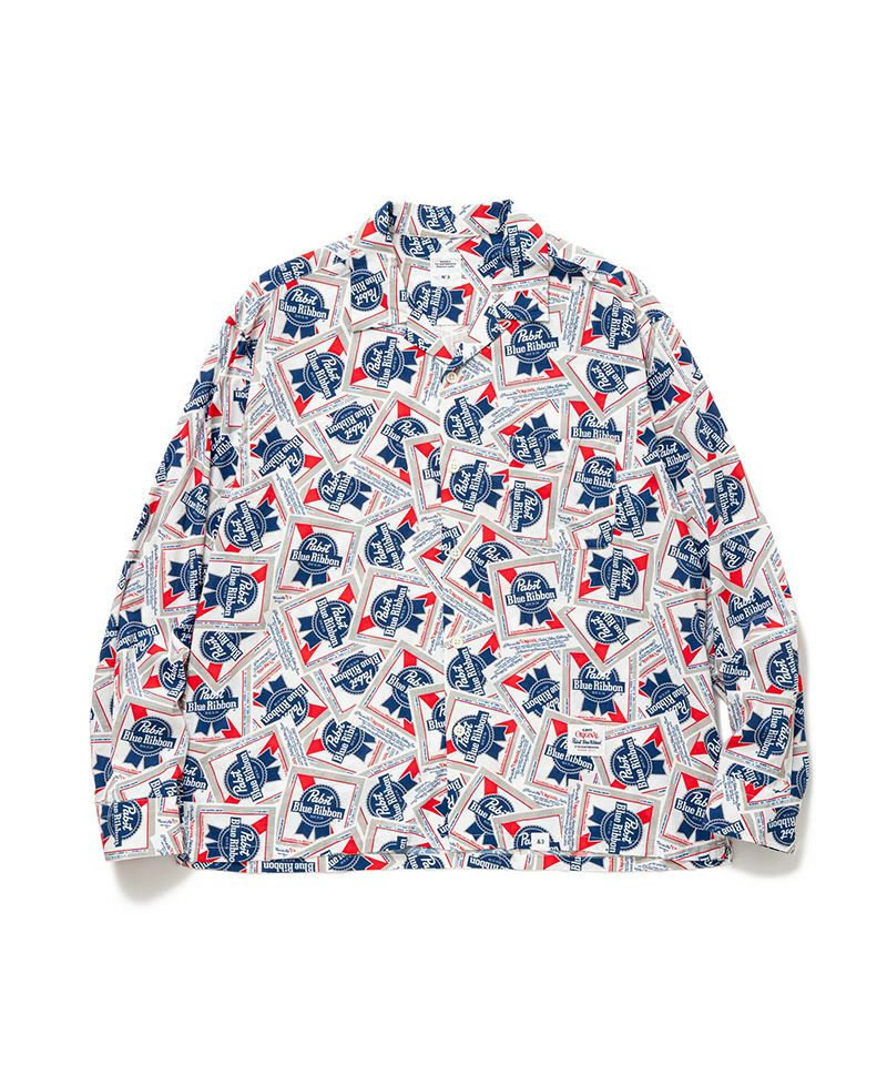BEDWIN＆THE HEARTBREAKERS＞Pabst Ex. L/S OPEN COLLAR SHIRT