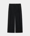 ORGANIC WOOL 2/80 TROPICAL TRIPLE PLEATED EASY TROUSERS