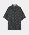 HABUTAE SILK SILK OPEN COLLAR SHIRT