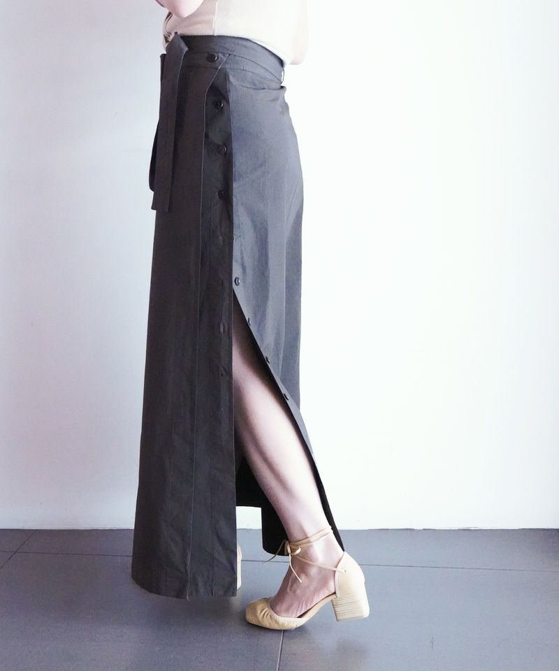 ＜LEMAIRE＞BUTTONED LONG SKIRT