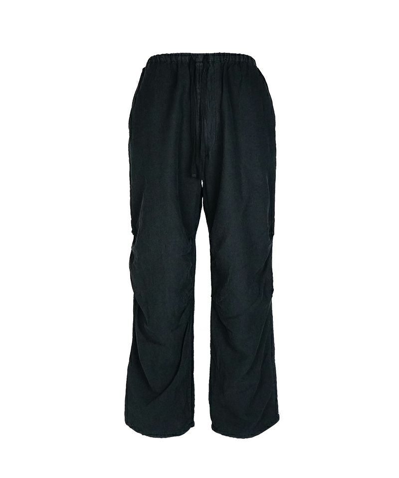 comoli 25ss フェードブラック ニータックパンツB01-03018 3 COMOLI / フェードブラック ニータックパンツ | twelve