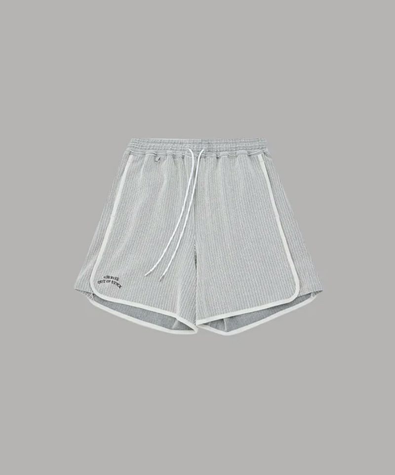 ＜ALWAYS OUT OF STOCK＞FRILL STRIPES BASKETBALL SHORTS SHORTS