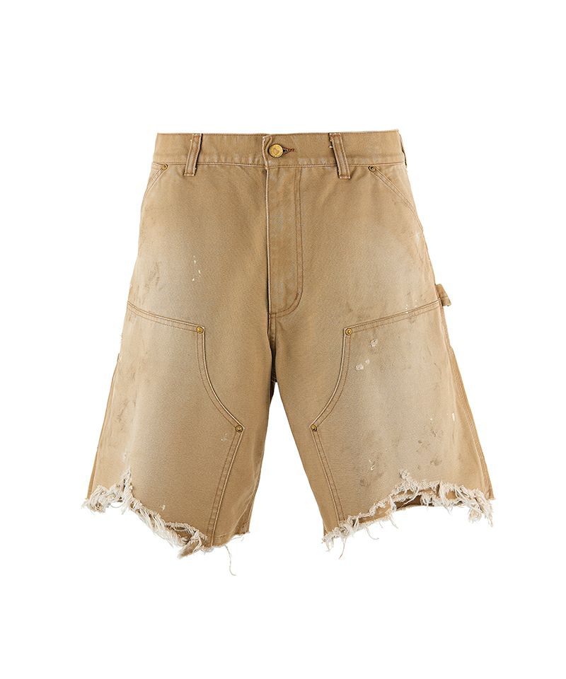 ＜SAINT MICHAEL＞DOUBLE KNEE SHORTS / BEIGE