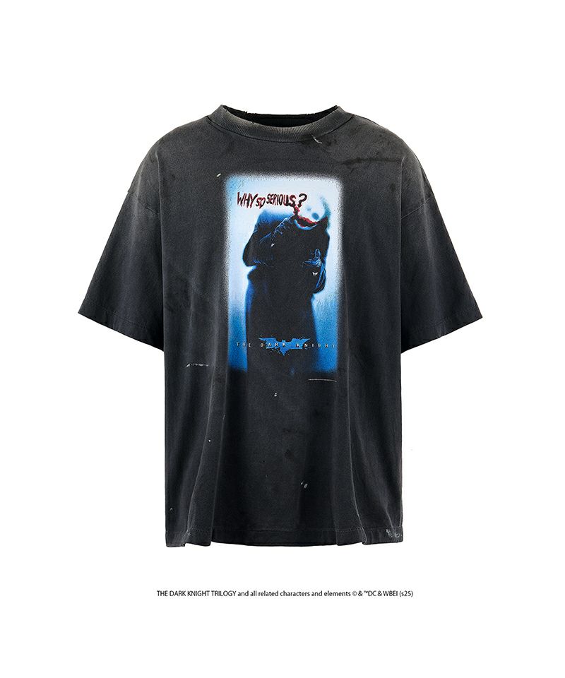 ＜SAINT MICHAEL＞BTM_SS TEE / LIP / BLACK