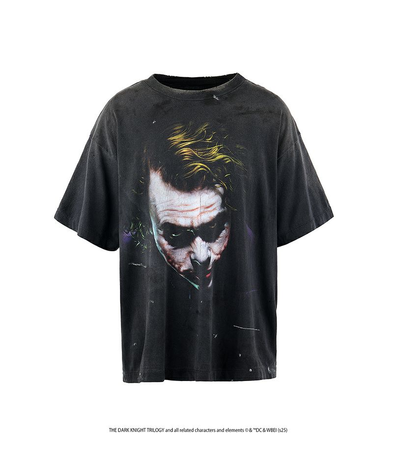 ＜SAINT MICHAEL＞BTM_SS TEE / JOKER / BLACK