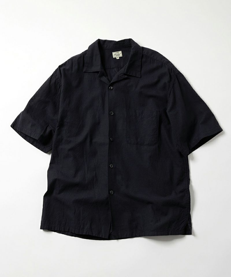 ＜GOLD＞VAT DYE CHAMBRAY OPEN SHIRT
